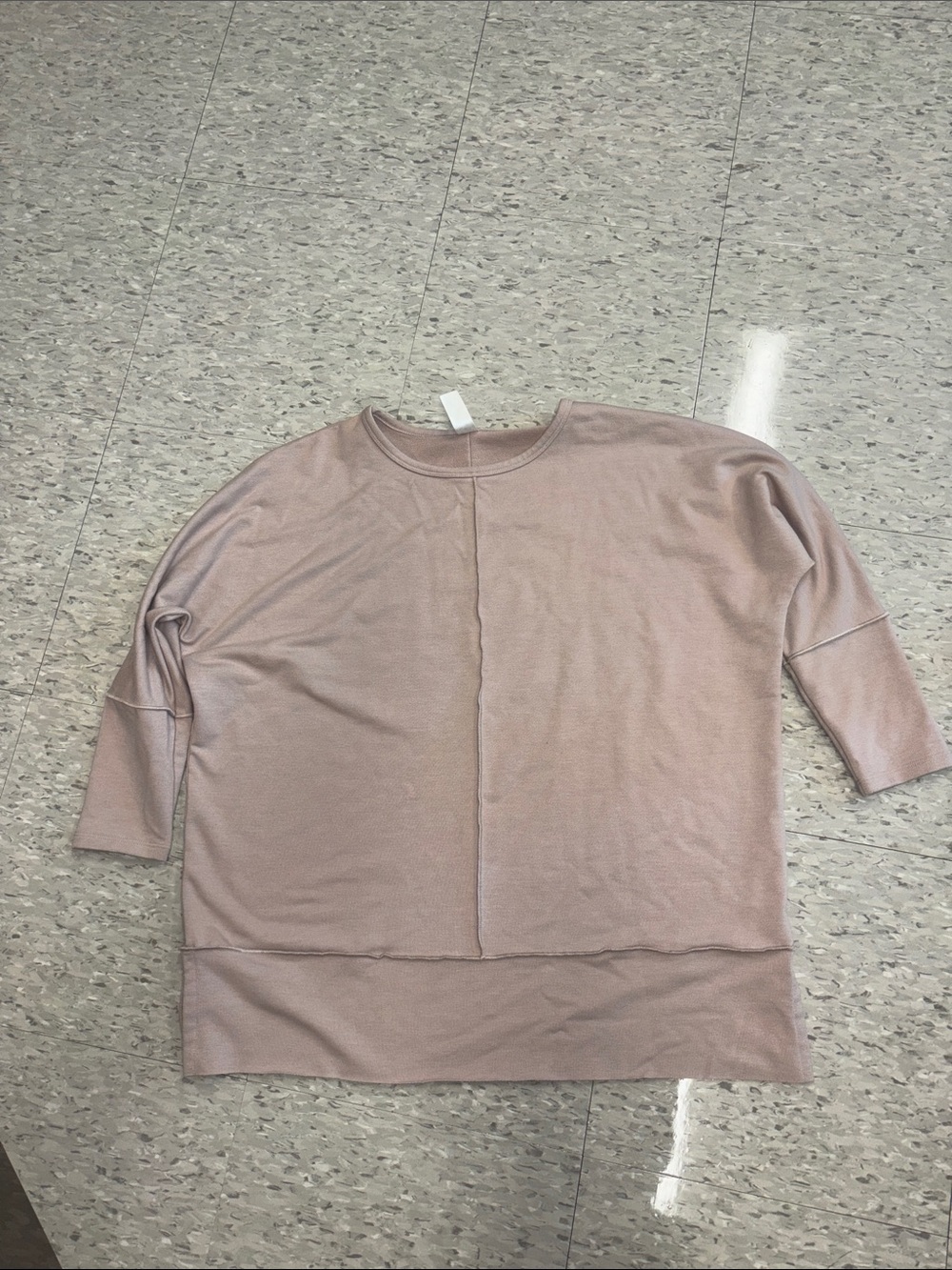 Spanx Relaxed Scoop Neck Women’s Top in Dusty Rose